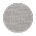 Apvalios formos lauko kilimas pilkos spalvos ø 120 cm Giza – Ayyildiz Carpets