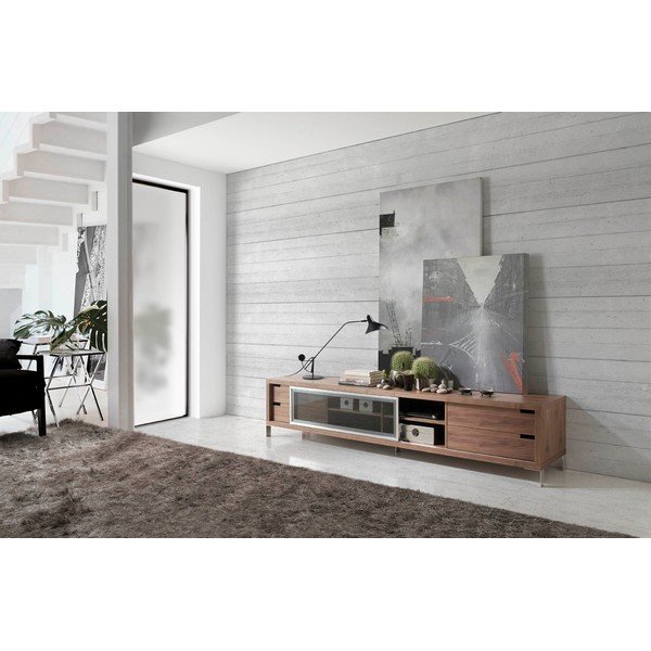 Televizoriaus spintelė Ángel Cerdá Walnut Display-image-1