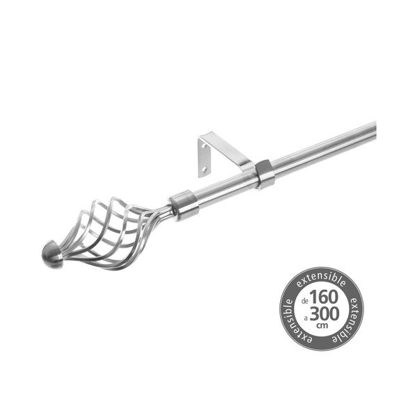 Išplečiamas užuolaidos strypas iš metalo 160 - 300 cm – Casa Selección-image-2