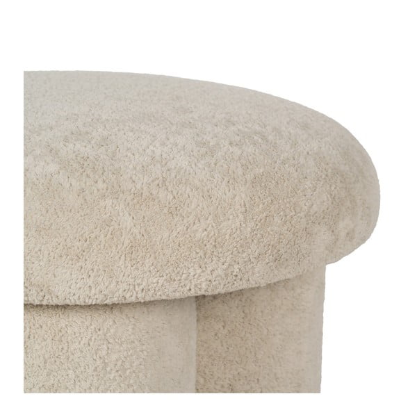 Smėlio spalvos iš boucle pufas – Ixia-image-2