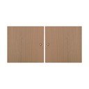 Ąžuolinės durys modulinei lentynų sistemai 2 vnt. 32x33 cm Mistral Kubus - Hammel Furniture