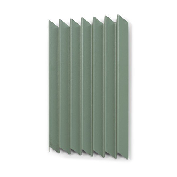 Pilkai žalios spalvos iš metalo sieninė lentyna 29 cm Sensu – Spinder Design-image-3