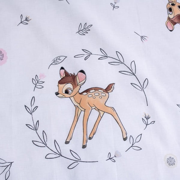 Iš medvilnės vaikiška patalynė vaikiškai lovai 100x135 cm  Bambi "Beige" – Jerry Fabrics-image-4