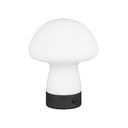 Matinės baltos spalvos stalinis šviestuvas LED (aukštis 18 cm) su stiklo gaubtu Dooley – Reality