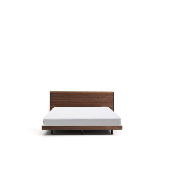 Rudos spalvos iš beržo masyvo dvigulė lova su lovos grotelėmis 180x200 cm Norlen – Kave Home-image-3
