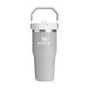 Šviesiai pilkos spalvos iš nerūdijančio plieno termosas 410 ml IceFlow™ Flip Straw 2.0 Tumbler Ash – Stanley