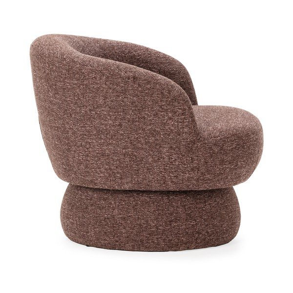 Violetinės spalvos/rudos spalvos pasukamas krėslas Dali – MOME-image-3