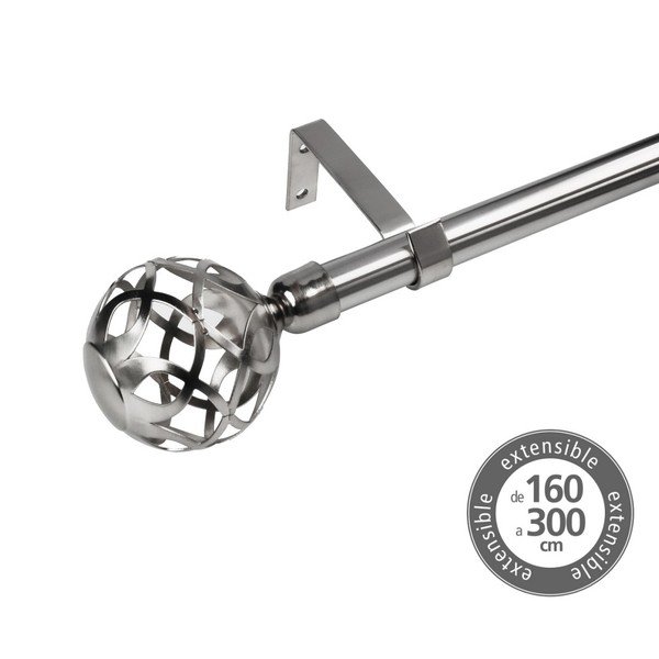 Išplečiamas užuolaidos strypas iš metalo 160 - 300 cm – Casa Selección-image-1