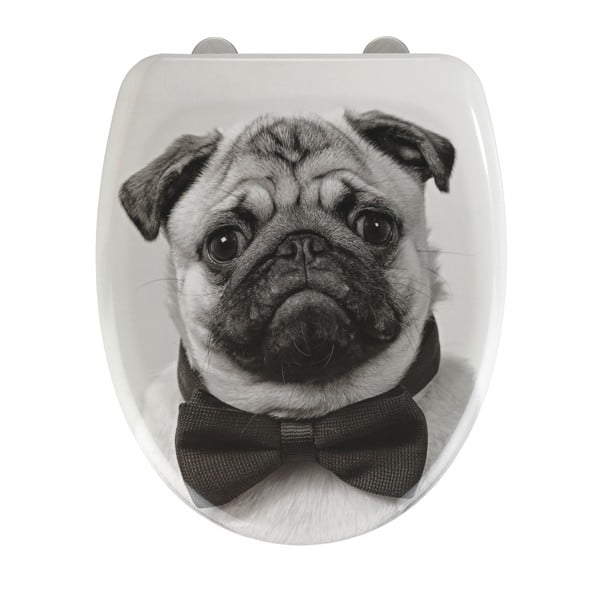 Lengvai užsidaranti klozeto sėdynė Wenko Pugy, 45 x 38 cm