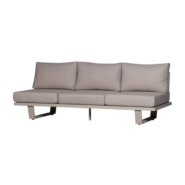 Pilkai smėlinės spalvos iš audinio sodo sofa Bear – WOOOD-image-2