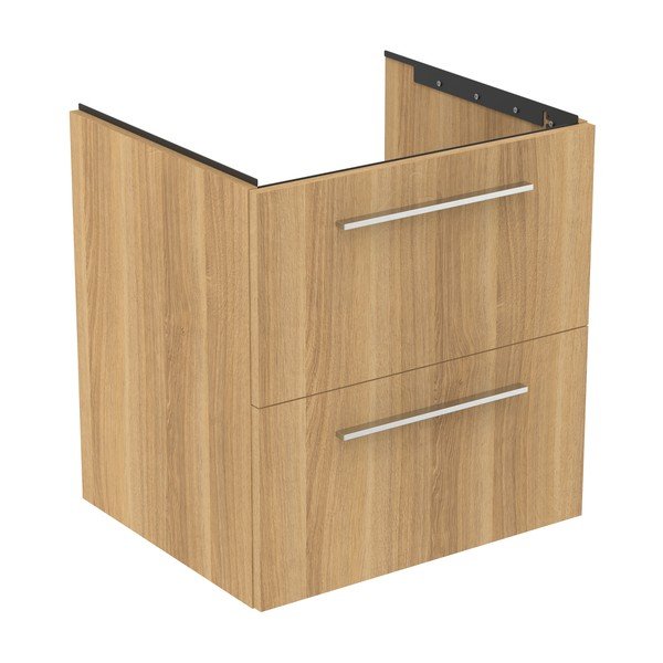 Pakabinama spintelė po kriaukle natūralios spalvos iš ąžuolo 60x63 cm i.Life B – Ideal Standard-image-3