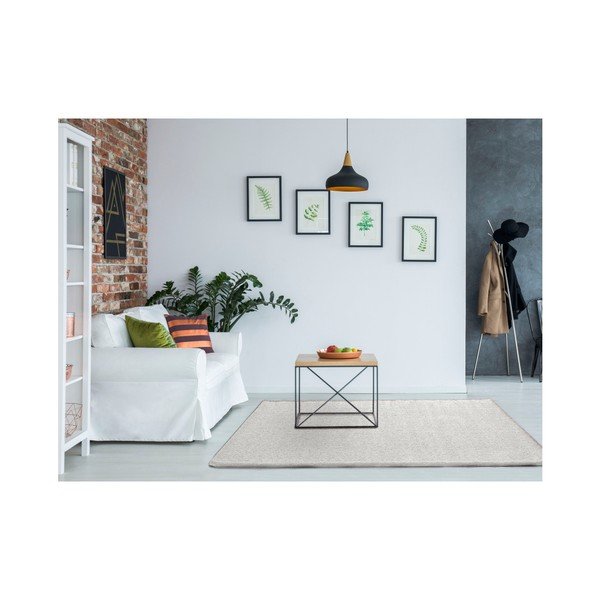 Baltas kilimas Universal Benin Liso White, 120 x 170 cm-image-1