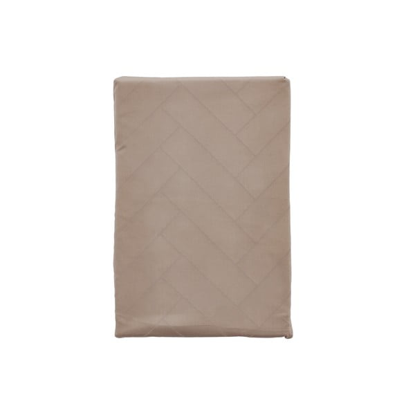 Taupe spalvos iš damasko viengulė/itin ilga patalynė 140x220 cm Tiles – Södahl-image-2