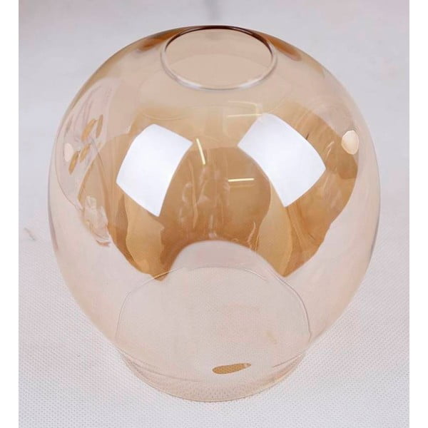 Juodas pakabinamas šviestuvas su stikliniu gaubtu 14x48 cm Aspa - Candellux Lighting-image-4