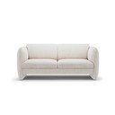 Kreminės spalvos sofa iš šenilinio audinio 168 cm Georgia – Micadoni 
