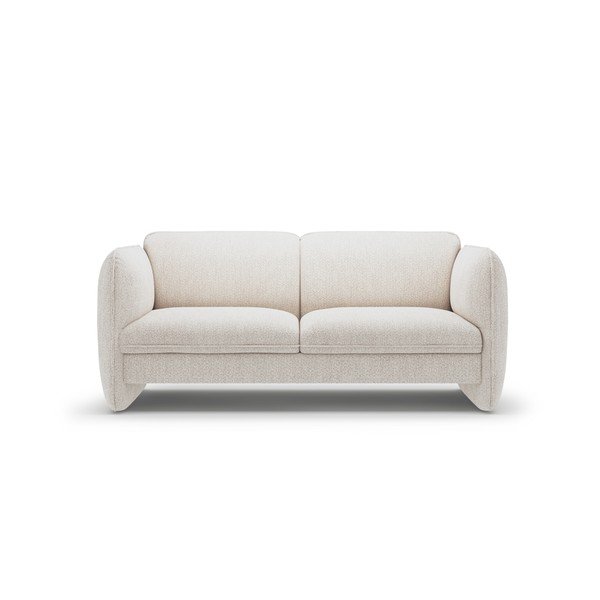 Kreminės spalvos sofa iš šenilinio audinio 168 cm Georgia – Micadoni 