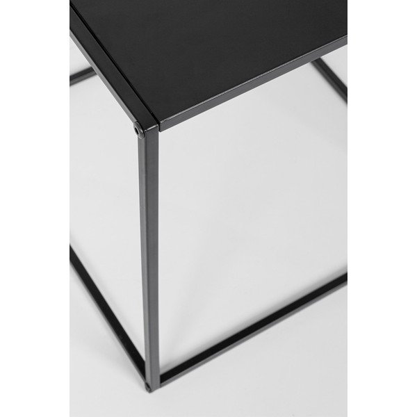 Juodos spalvos iš metalo kavos staliukai 2 vnt. 38x38 cm Alrik – Yes Everyday-image-4