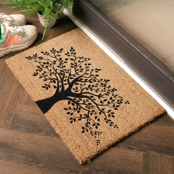 Iš kokoso pluošto grindų kilimėlis 40x60 cm Tree of Life – Artsy Doormats-image-1