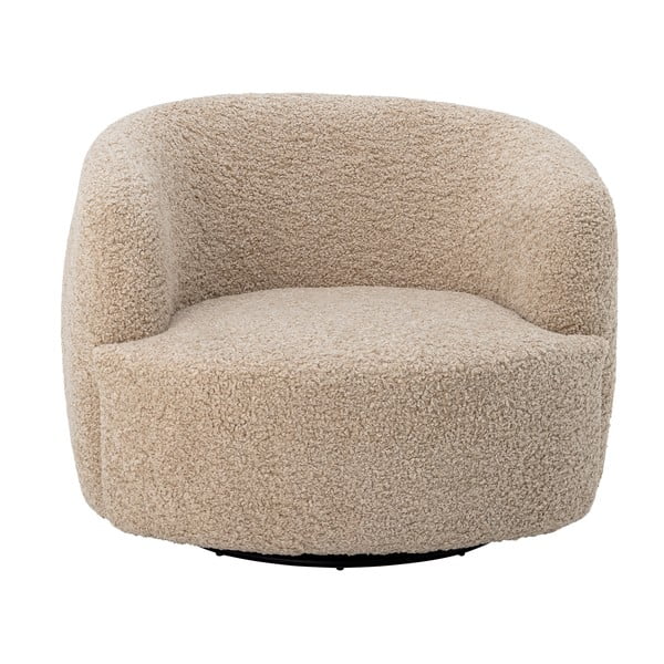 Iš boucle krėslas smėlio spalvos Bocca – Bloomingville-image-2