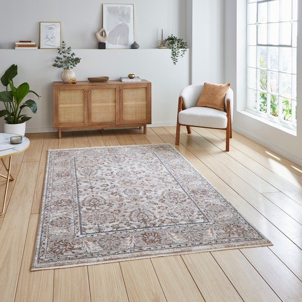 Kilimas smėlio spalvos 80x300 cm Vintage – Think Rugs-image-1