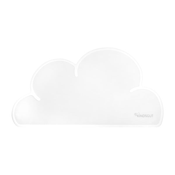 Baltas silikoninis padėkliukas Kindsgut Cloud, 49 x 27 cm