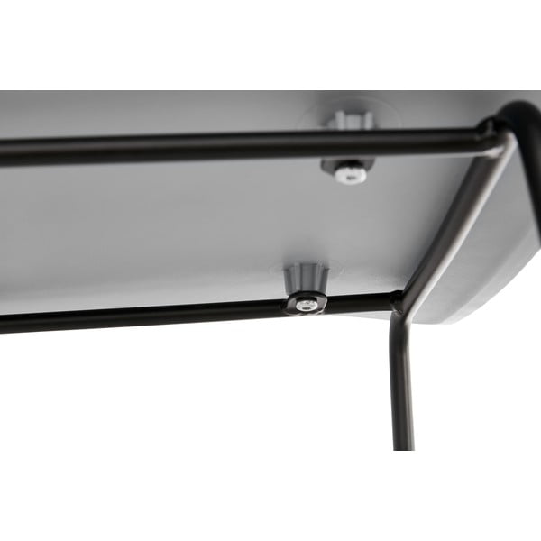 Pilka baro kėdė juodomis kojomis Kokoon Slade, sėdynės aukštis 76 cm-image-1