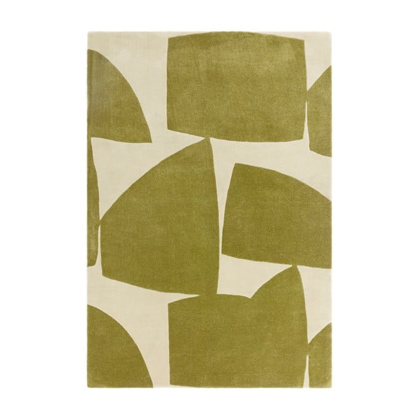 Rankų darbo iš perdirbto pluošto kilimas žalios spalvos 120x170 cm Romy – Asiatic Carpets