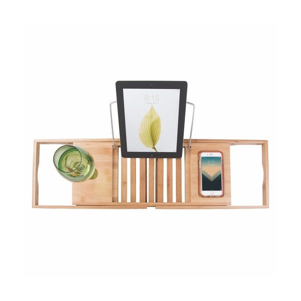 Bambukinis reguliuojamas vonios padėklas iDesign Formbu-image-2