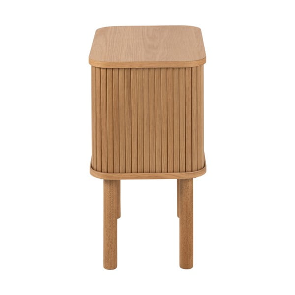 Naktinis staliukas natūralios spalvos iš ąžuolo Langley – Actona-image-4