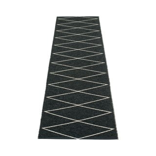 Juodos spalvos lauko kilimas 70x240 cm Max Black – Pappelina