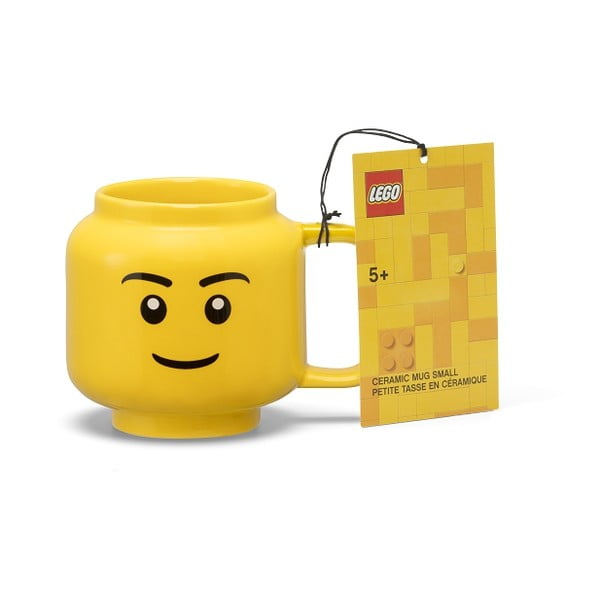 Geltonas keraminis kūdikio puodelis 255 ml Head - LEGO®-image-3