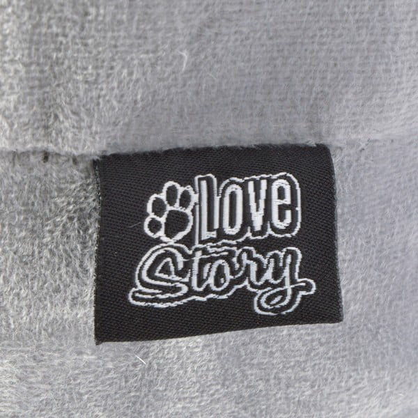 Palapinė pilkos spalvos katei 38x35 cm – Love Story-image-2