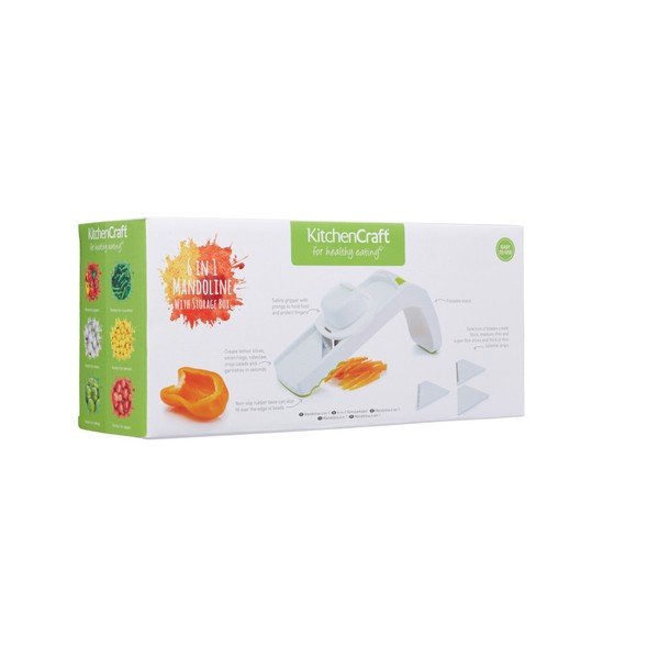 "Kitchen Craft Healthy Eating" daržovių pjaustyklė su keičiamais peiliukais-image-3