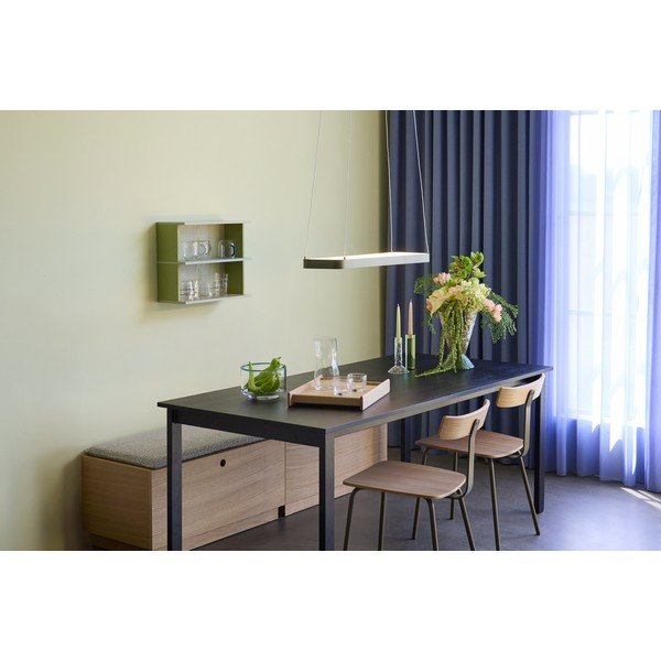 Valgomojo stalas su uosio dekoro stalviršiu 90x190 cm Hock – Hübsch-image-1