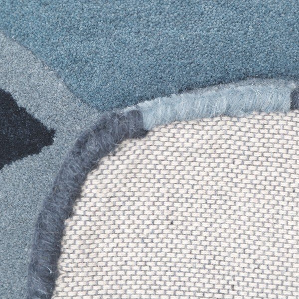 Vaikiškas vilnonis kilimas Nattiot Blue Tigger, 65 x 125 cm-image-3
