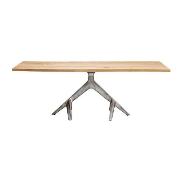 "Kare Design Roots" ąžuolinis valgomojo stalas, 220 x 100 cm
