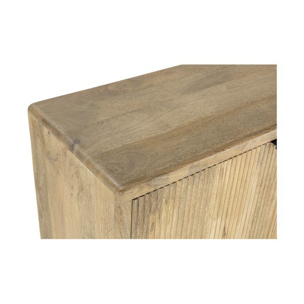 Natūralios spalvos iš mango masyvo šoninė spintelė 190x85x40 cm Mundra – MOME-image-1