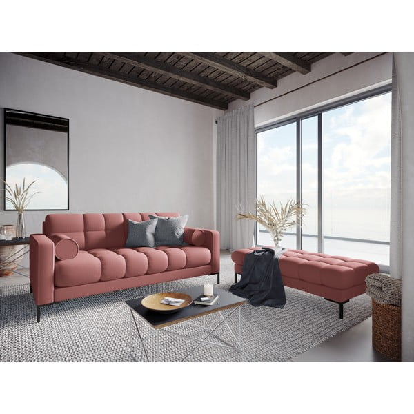 Rožinis suoliukas Cosmopolitan Design Bali, 133 cm-image-1