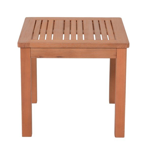 Iš eukalipto masyvo sodo šoninis staliukas 44x44 cm Tucson – Garden Pleasure-image-1