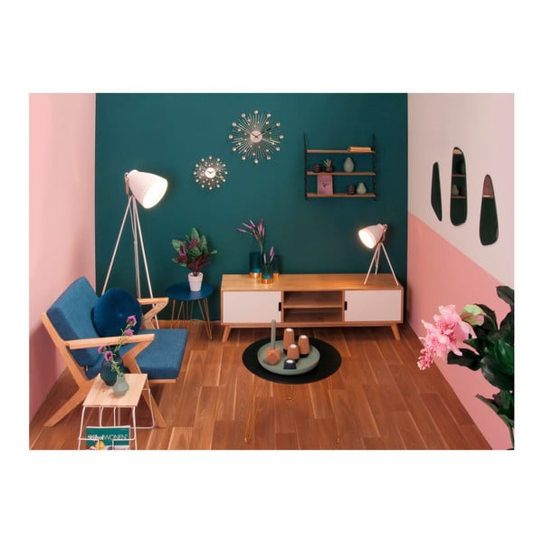 Baltas laisvai pastatomas šviestuvas "Leitmotiv Tristar-image-2