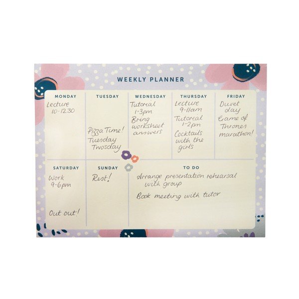 Savaitinis planas Busy B Planner Pretty/Floral, 60 lapų-image-4