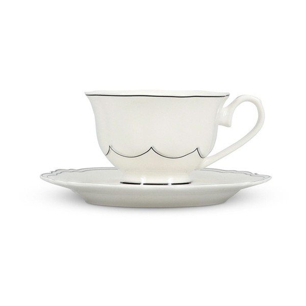 Baltos spalvos iš Kinijos kaulinio porceliano puodeliai 2 vnt. 190 ml Odette – S|P Collection