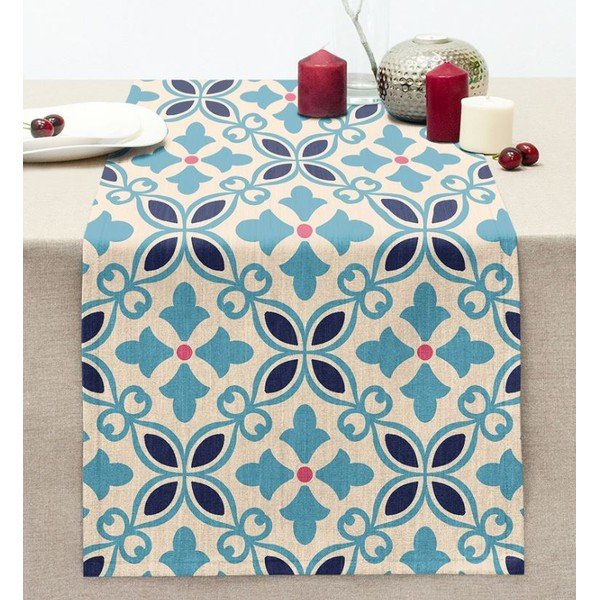 Stalo takelis 40x130 cm Blue Tiles – Mila Home-image-1