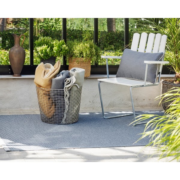 Pilkos spalvos lauko ir vidaus kilimas 85x160 cm Mono Granit – Pappelina-image-1