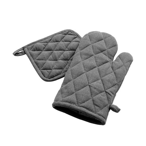 Puodų laikiklio ir virtuvinių pirštinių rinkinys 2 vnt. Gourmet – douceur d'intérieur