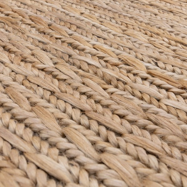 Rankų darbo iš džiuto kilimas natūralios spalvos 200x290 cm Oakley – Asiatic Carpets-image-3