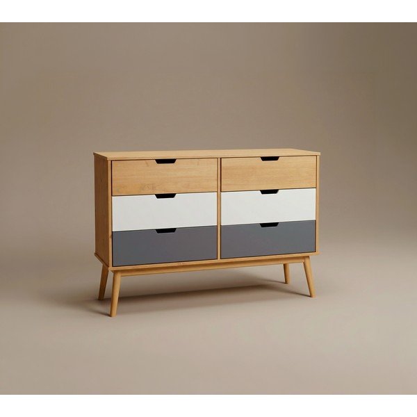 Komoda iš pušies masyvo Marckeric Cusco, plotis 120 cm-image-2