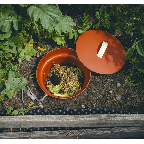 Terakotos spalvos komposto dėžė – Plastia-image-1