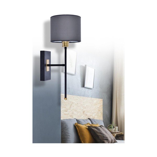 Juodas/pilkas sieninis šviestuvas Sconce T - Magenta Home-image-1