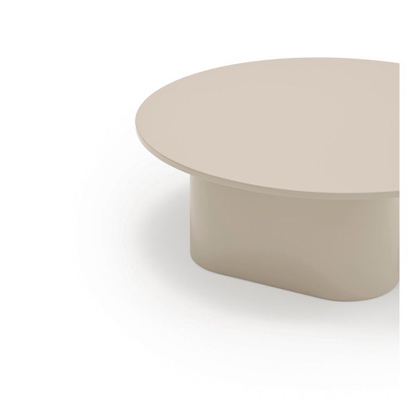 Kavos staliukas kreminės spalvos 110x111 cm Totem – Teulat-image-4